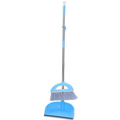 China Good Durable Useful Broom and Dustpan Set for Home Dustpan and Broom Premium Black Broom and Dustpan Set for sale