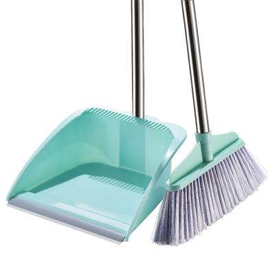 China High quality smooth broom and dustpan set broom and dustpan set and premium broom and dustpan set for sale