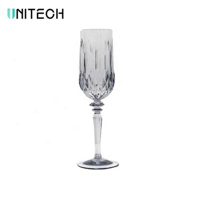 China Custom Cup Factory Price Red Wine Glass Drinking Glass Cup Crystal Goblet Champagne Glassware Drinkware Wine Glass Tumbler Set Acrylic Plastic Cups for sale