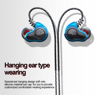 China new product dual-motion headset line-controlled 3.5mm in-ear promotion wired sound-cancel headset for sale