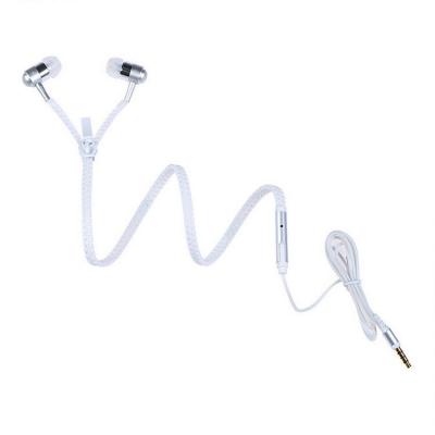 China In-Ear Earphone Small Silicone White Cable Pull Type In-Ear Comfortable For Carrying Cell Phone Computer Laptop MP3/4 Headphone 3.5MM Jack for sale