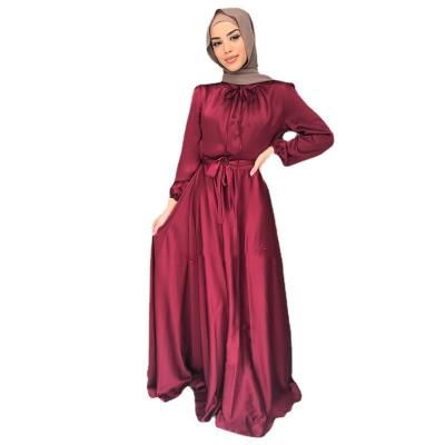 China Stretch Polyester 2022 Fashion Ramadan Mubarak Muslim Abaya For 9 Colors Available Luxury Dubai Long Prayer Dresses With Butterfly Bow for sale