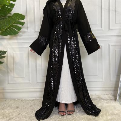 China Nida 2022 New Arrival Wholesale Sequin Abaya For Women High Level Muslim Women Dress Islamic Abaya Clothing for sale