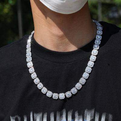 China Hiphop Hip Hop Iced Out 3A CZ Chain Luxury Necklace Men Female Hitter Jewelry for sale