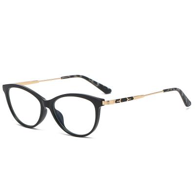 China Newcomer Wholesale Myopic Prescription Reading INS Shape Blue Light Eye Glasses Ladies Small Frame gafas de plastico for sale