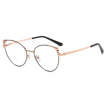 China 2021 Lady Spectacles New Arrival Prescription Blue Light Blocking Optical Logo Myopic Reading Custom Glasses for sale