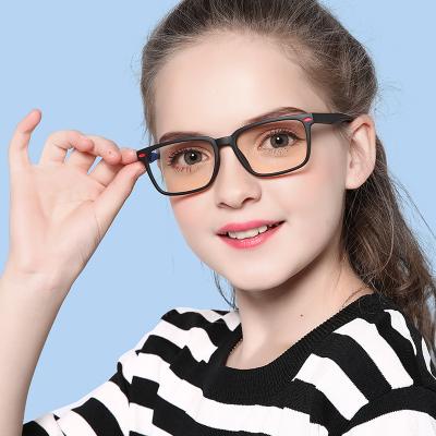 China Prescription Reading Myopic Computer Blue Light Blocking Glasses Kids Glass TR90 Computer Kids Eyesight Silicon Light Soft Eyeglasses For Kids Eyewear for sale