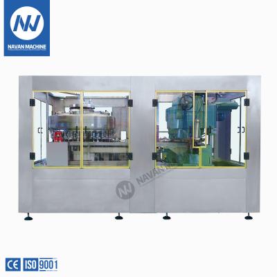 China NAVAN beverage design high speed automatic 2 in 1 carbonated beverage can filling machine for tin can filling for sale