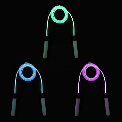 China Glow in the Length 9FT Length Dance LED Coolest Night Party Lights EASTOMMY ET-76JR07 Adjustable Flashing Fitness Jump Rope for sale