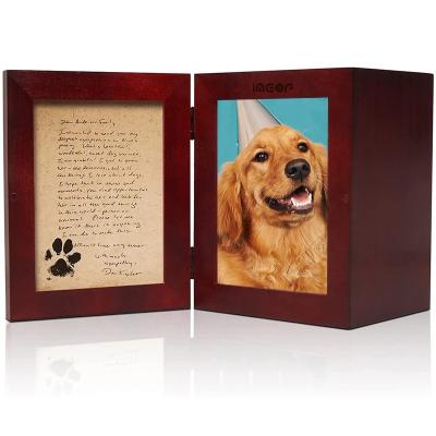 China EASTOMMY ET-724442 Viable Stylish Pet Memorial Ashes Box Durable Nature Dogs and Cats Keepsake Wooden Bamboo Memorial Urns for sale