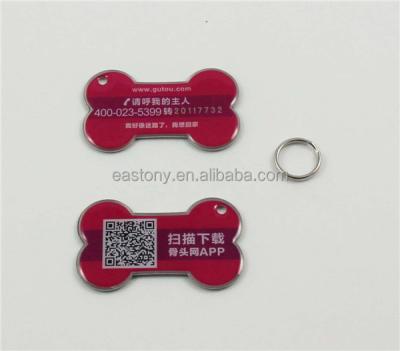 China Viable QR Code Pet ID Tag / Charm Wholesale For Small Animals Cats Dogs for sale