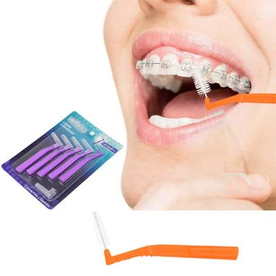 China Manufacturer Plastic L Type Orthodontics Braces of Factory Antibacterial Interdental Brush for sale