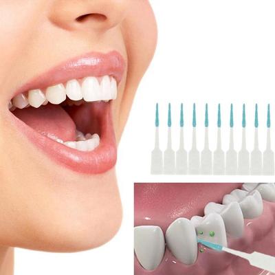 China Flossing Flossing Orthodontic Cleaning Flosser Tooth Gum Rubber Toothpick Pick Dental Braces Gently Picks Interdental Brushes for sale