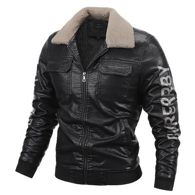 China 2021 Viable Autumn And Winter New Mens Leather Jacket Vintage Black Brown Motorcycle Leather Jackets Big Size Coats for sale