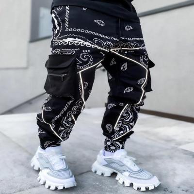 China Jm032 Fashion Viable Casual Men's Clothing Pants And Trousers Summer Plus Size Bandana Mens Cargo Pants for sale