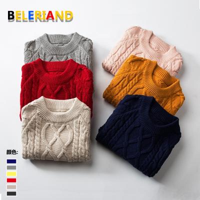 China Z15 2021 New Year Children's Sweater Anti-shrinkage Boys and Girls Korean Knitted Sweaters for sale