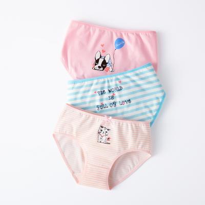 China New Design Z9 Sustainable Cotton Animal Young Teenager Breathable Tight Kids Wearing In Girls Briefs Shorts for sale