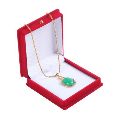 China Jewelry Package ZHIHUA Shape Earring Velvet Jewelry Packaging Box Classic Flocking Pending Jewelry Gift Box for sale