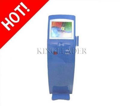 China Touchscreen Bill Payment Ticketing Kiosk Win 98 / 2000 / XP System With Card Reader for sale