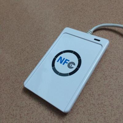 China Fast delivery RFID card reader/writer ACR122U with USB interface, ACS pos provider for sale