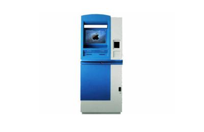 China 22 Inch Free-standing Ticket Vending Kiosk / Bill payment Kiosk With Card Reader for sale