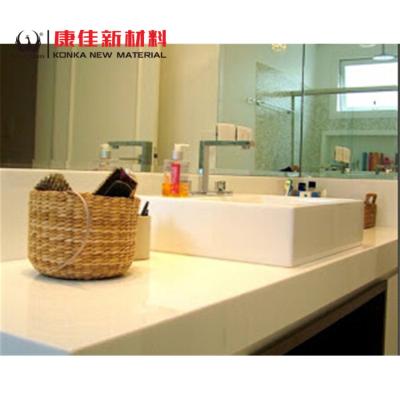 China Beautiful Design Luxury Hotel Tops Curved Cheap Vanity Tops Countertops for sale