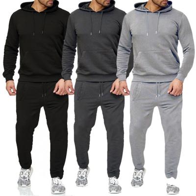 China Custom Breathable Logo Men Pullover Fitness Pants Breathable Hoodies Set Jogging Sweatshirts Mens Tracksuit Men's Hoodies for sale