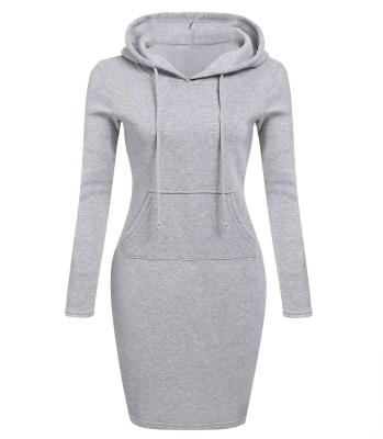 China New Fashion Solid Color Hoodie Dress Sweatshirt Women's Casual Outfits Women Breathable Clothing Women's Casual Outfits for sale