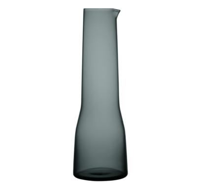 China Contemporary Dark Gray Mouth Blow Glass Jug 1000ML for sale