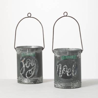 China Contemporary NOEL JOY METAL BUCKETS set 2 for sale