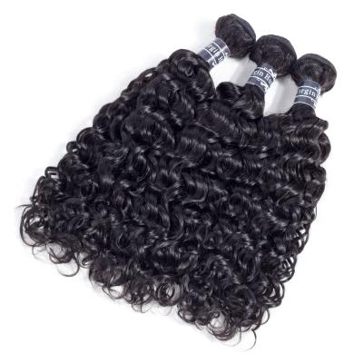 China Jerry Curl Water Wave Cuticle Aligned Remy Human Hair Brazilian Human Hair 100 Bundles Virgin Hair Extension for sale