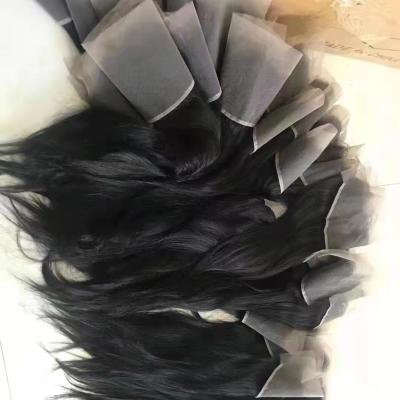 China Body Wave 4x4 5x5 6x6 7x7 Body Wave 4x4 5x5 6x6 7x7 Lace Closure 100% Swiss Brazilian Hair Transparent Lace Closure , Indian HD Movie Lace Closure for sale