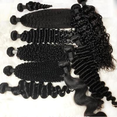 China Peruvian Grade 9A Soft Smooth Thick Shedding Barely Cuticle Aligned Body Wave Hair Bundles 4 Bundles With Closure for sale