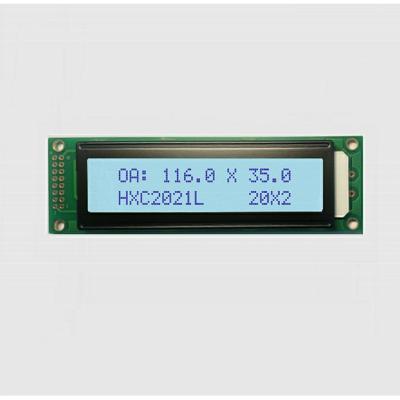 China OEM Monochromatic LED Module White Background LCD Display Character LCD Display for sale