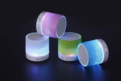 China 2018 trending products Mini Bluetooth portable gadgets ibastek Speaker with LED Light for sale