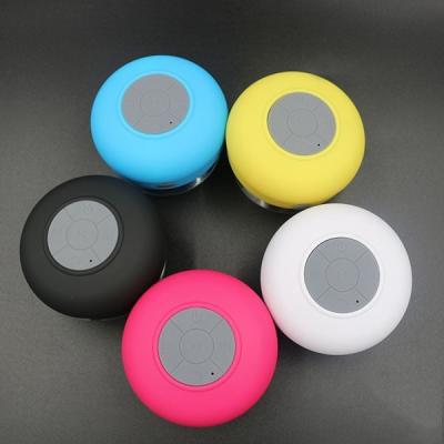 China 2018 Hottest BTS06 wireless mini suction shower waterproof bluetooth speaker for sale