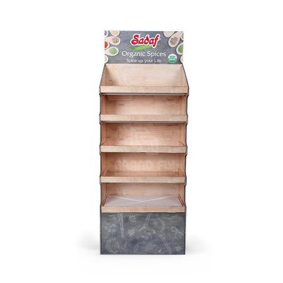 China Promotion Eco-friendly Retail Cardboard Drinks Cardboard Display Stand Floor Display Rack Cardboard Wine Point Of Purchase for sale