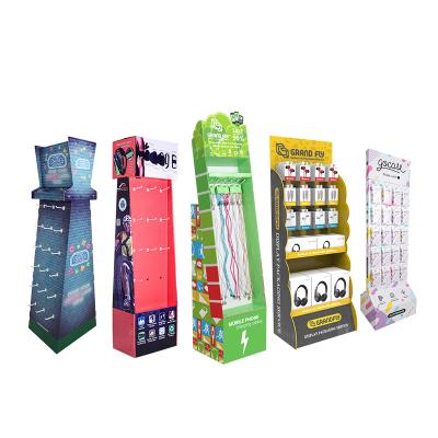 China Single Sided Hot Sale Corrugated Cardboard FSDU Display Stand Rack for sale