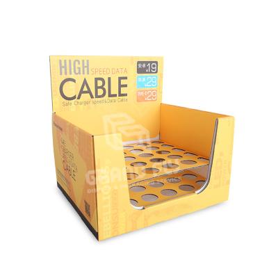 China Recycled Materials Hot Sale Corrugated Display Boxes Custom Cardboard Free Standing Cardboard Displays for sale