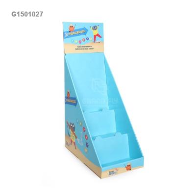 China New Customized Creative Corrugated Cardboard Shelf Counter Retail Display For Sale for sale