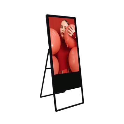 China SYET 43 Inch Portable LCD Advertising Player Android Foldable 16GB ROM for sale