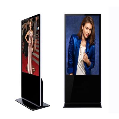 China Multi Screen LCD Advertising Player Indoor Android Floor Standing 55 Inch for sale