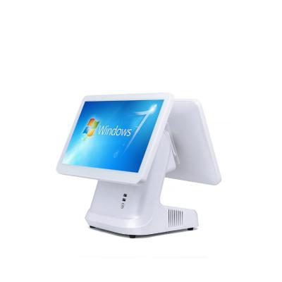 China SYET 22 inch Free Standing Bill Payment Dual Screen Kiosk With Cash Print Dual Screen Te koop