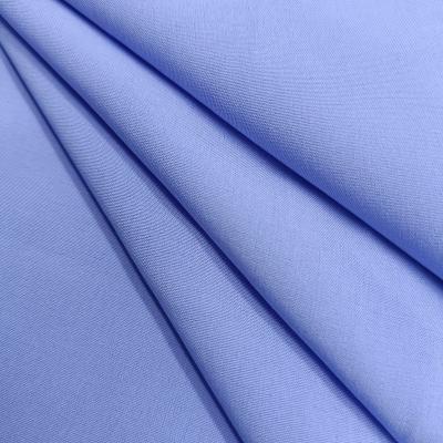 China Good Quality Antistatic Woven Plain Dyed Elastic Polyester Fabric For Kids Clothing for sale