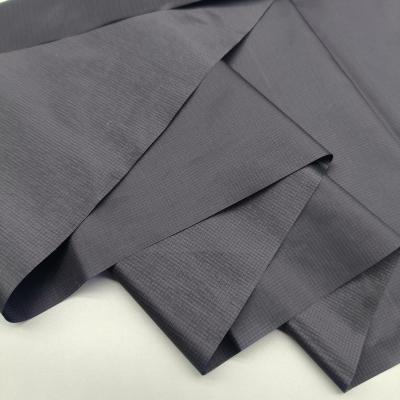 China Anti-Static Jersey Fabric Soft Rib Twill Solid Dyed Fabric With PU Water Proof Coated for sale