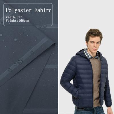 China Double side laminated rpet fabric stripper quilted polyester waterproof fabric bubble fabric for down jacket for sale