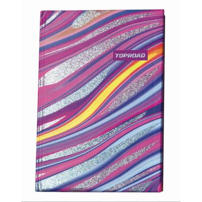 China 2020 new hardcover design glitter hardcover book notebook for sale