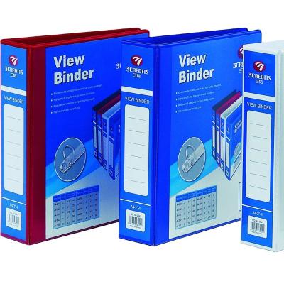 China 100% Eco-friendly Custom Slant Rings Business Check Binders, D-Ring Vinyl Frame Binder Folder for sale