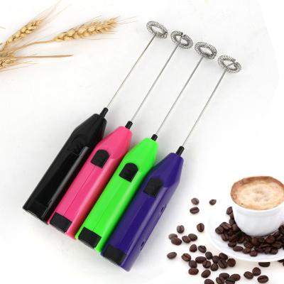 China MIni Milk Frother Handheld Coffee Battery Stainless Steel Machine Egg Beater Stocked Electric Blender with Hand Mask Blender Multi Beater for sale