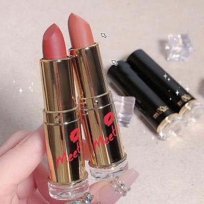 China Hot Sale Waterproof Make Up Matte Lipstick Waterproof Lip Balm Multi Colors High Dye Waterproof Mirror Moisturize Lip Gloss Gloss for sale